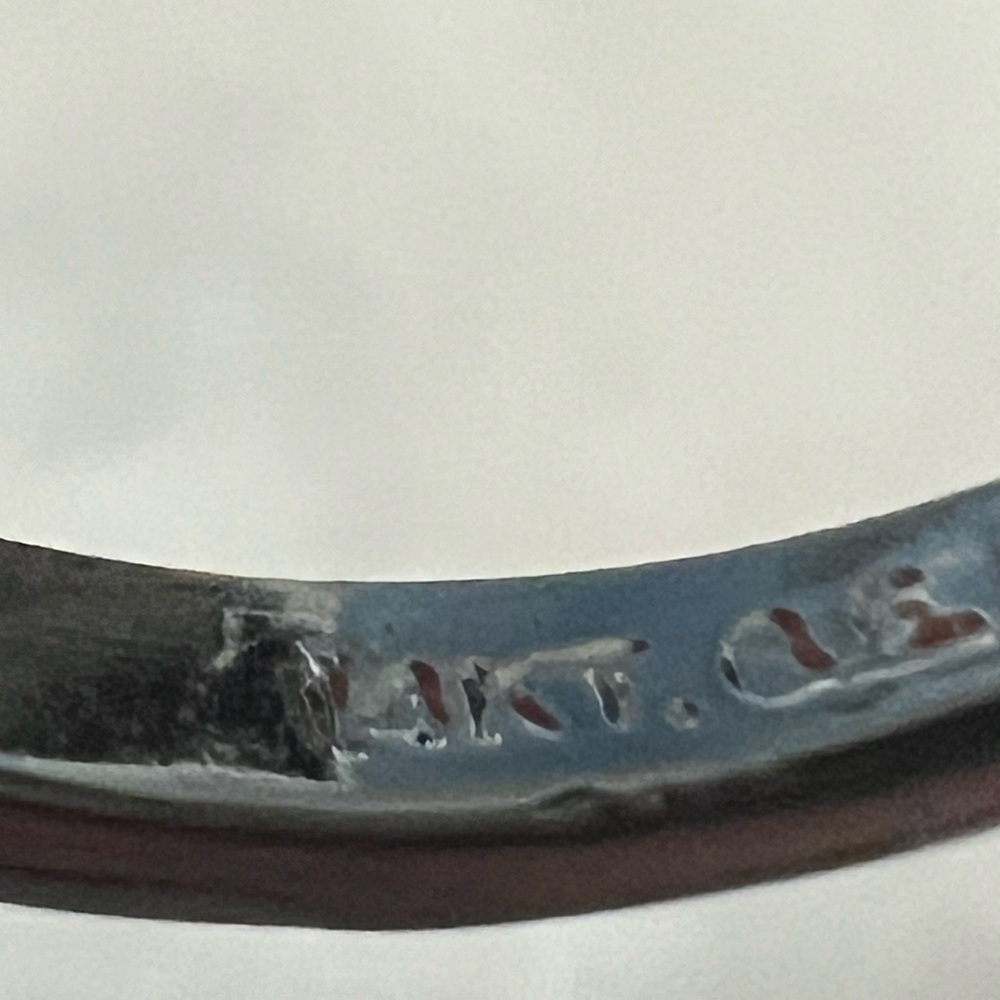 14k Elegant Silver Cluster Ring - image 2